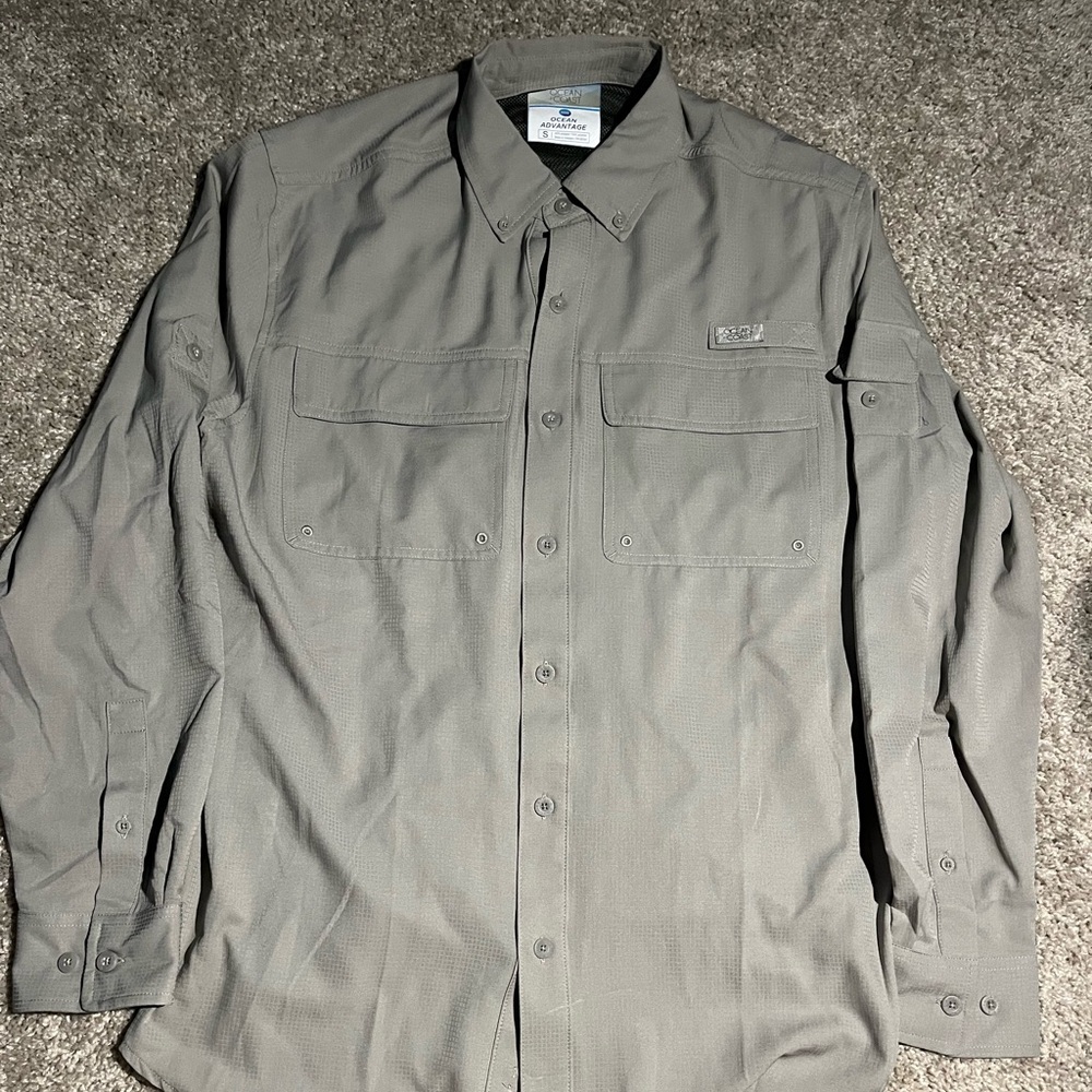 Ocean Coast Long Sleeve Fishing Shirt (Adult S)